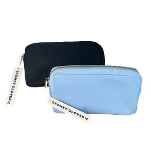 NWT Stoney Clover Lane Periwinkle or Black Pouch Small Size
